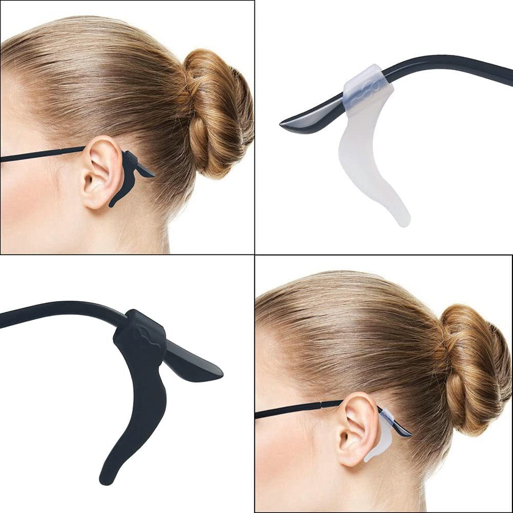 8Pcs Anti Slip Glasses Ear Hooks Clip Tip Eyeglasses Holder Safety Retainer Grip