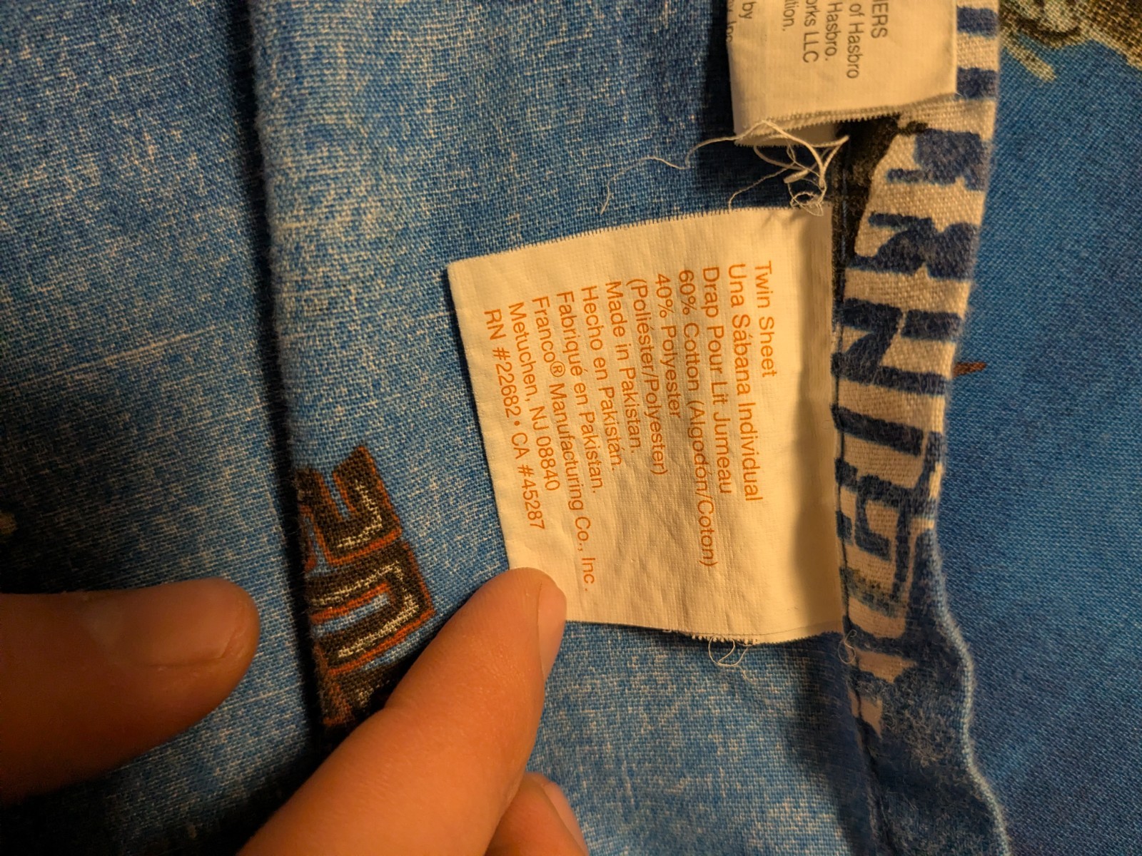 Transformers Twin Sheet Set 2007