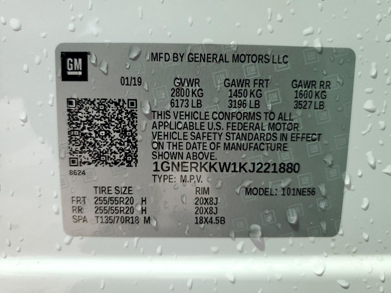 Camera/Projector Camera Rear Liftgate Opt Drz Fits 18-21 TRAVERSE 616084