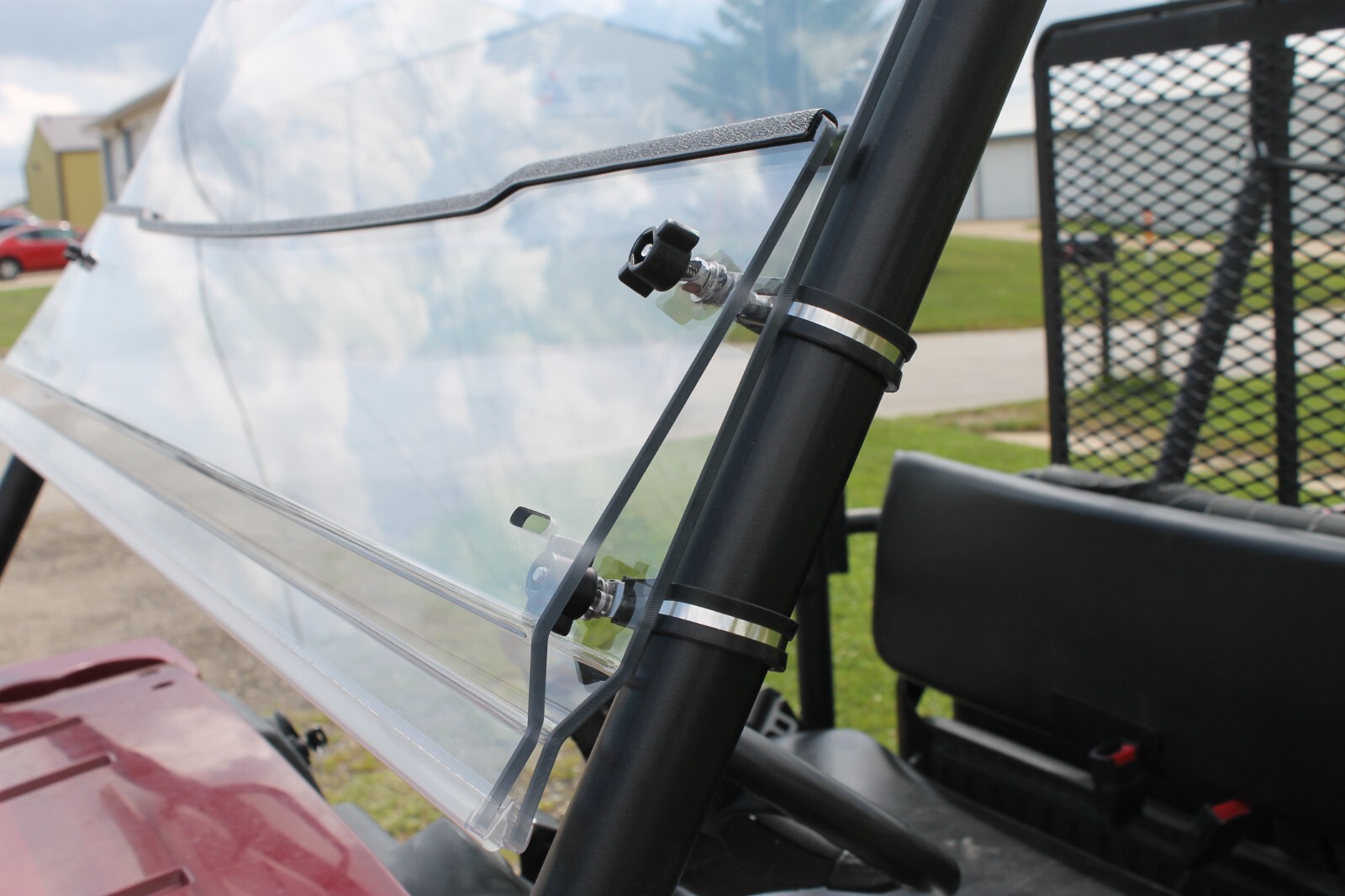 A & M Fold-up Windshield Compatable with Kawasaki Mule 4000 & 4010