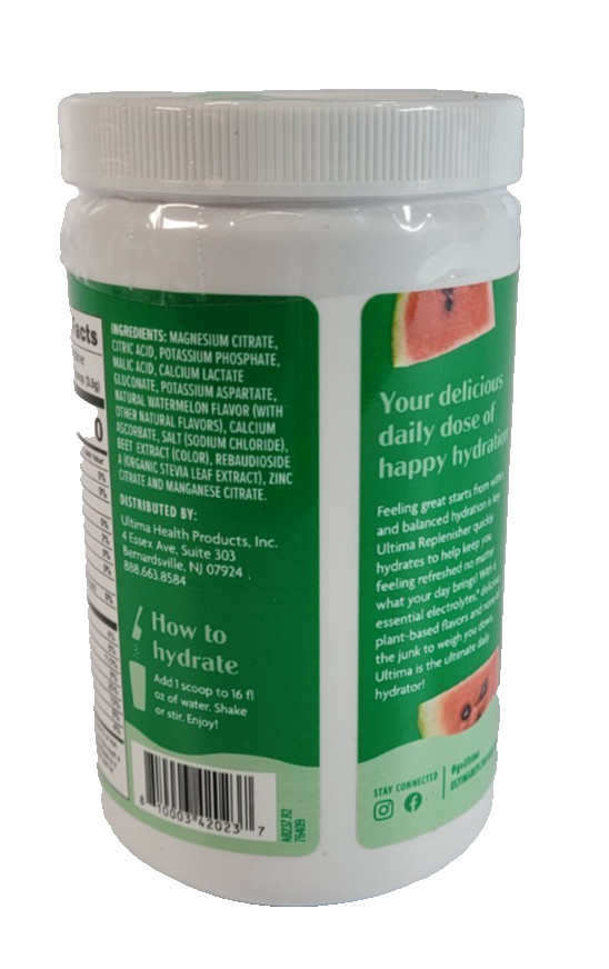 Hydration Powder 6 Key Electrolytes Vegan Keto-Friendly 90 servings EXP 09/2026