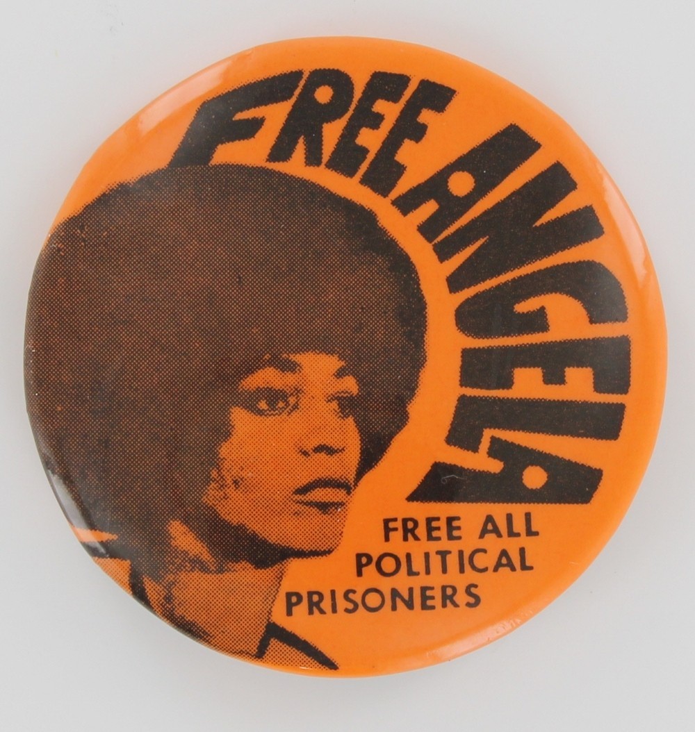 Angela Davis 1972 Black Panther Party Feminist Civil Rights Soledad Bros P1480
