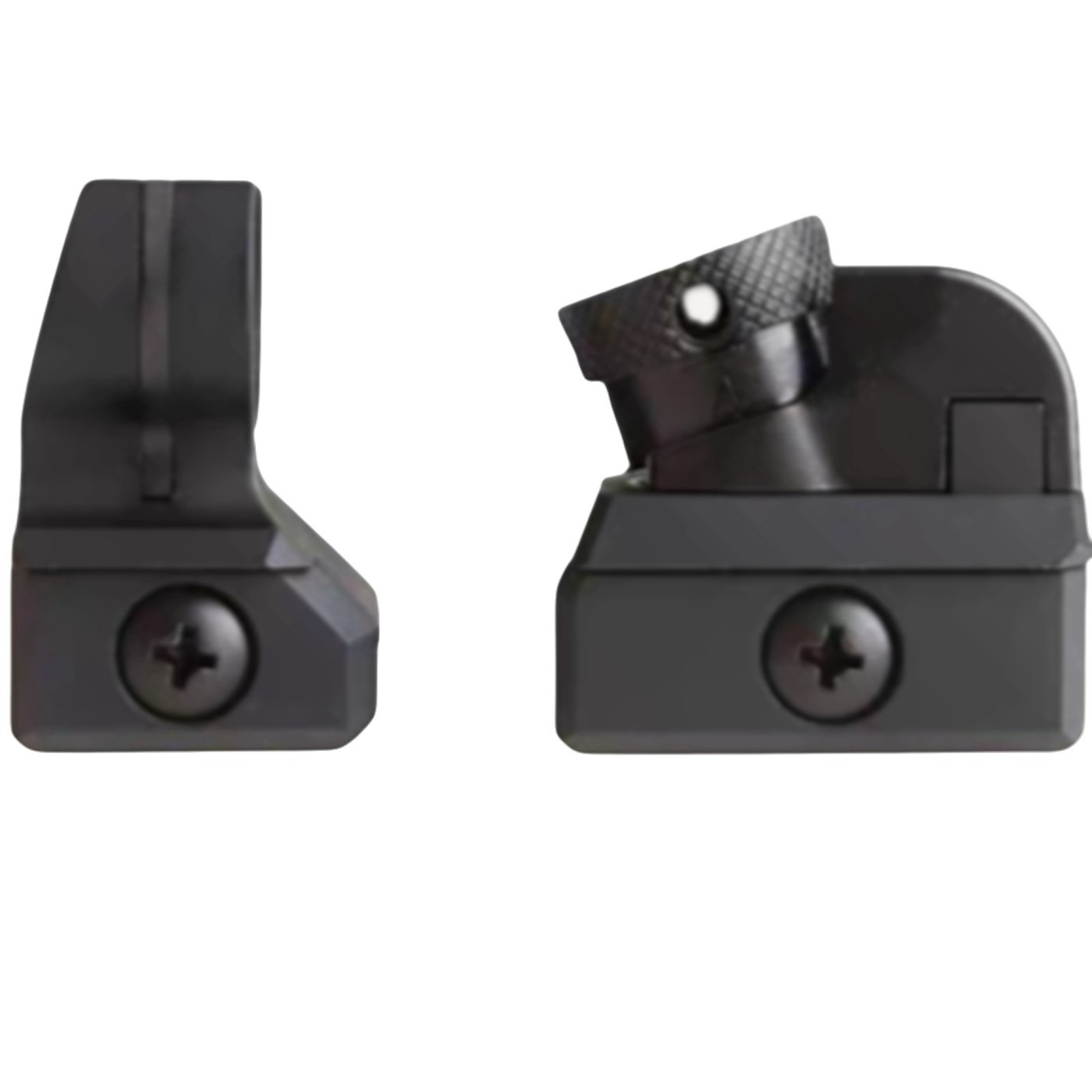 T actical Iron Low Profile Front & Rear Sight Set For P icatinny D iopter S cope