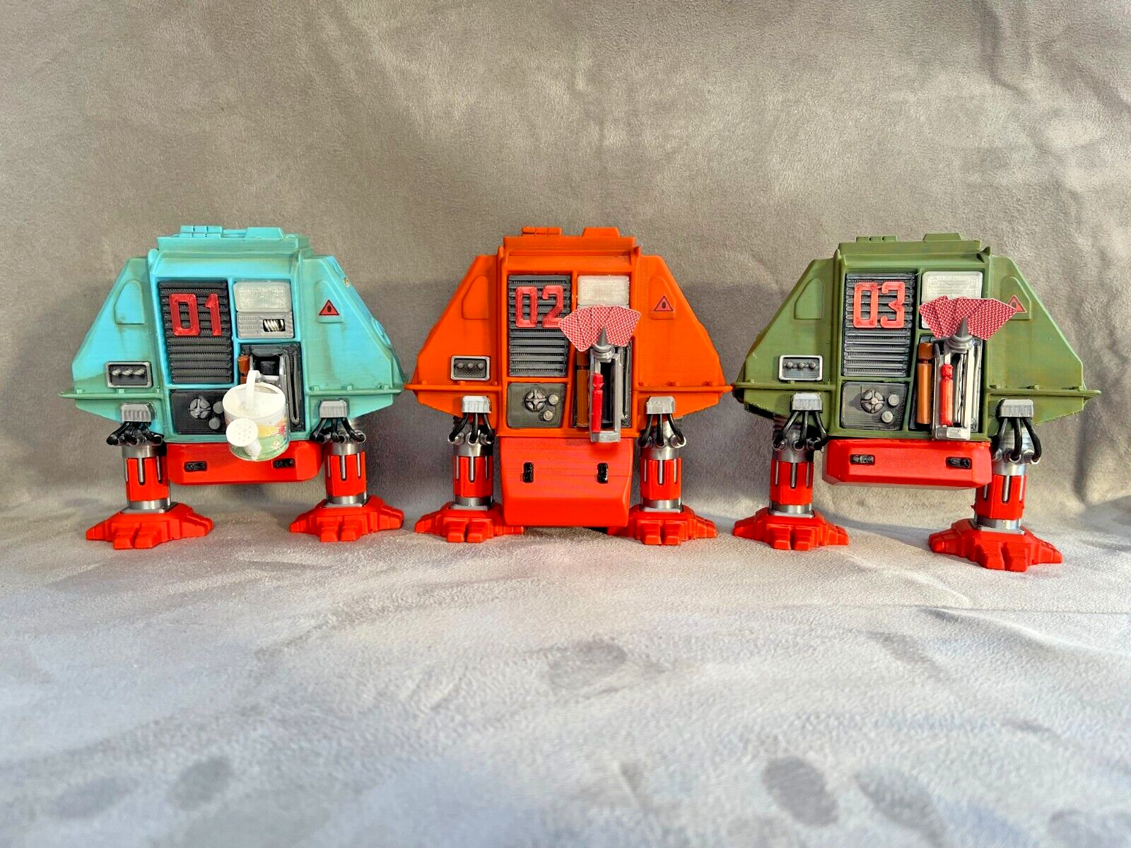 Huey, Louie and Dewey Model Robots From Sci-Fi Film Silent Running