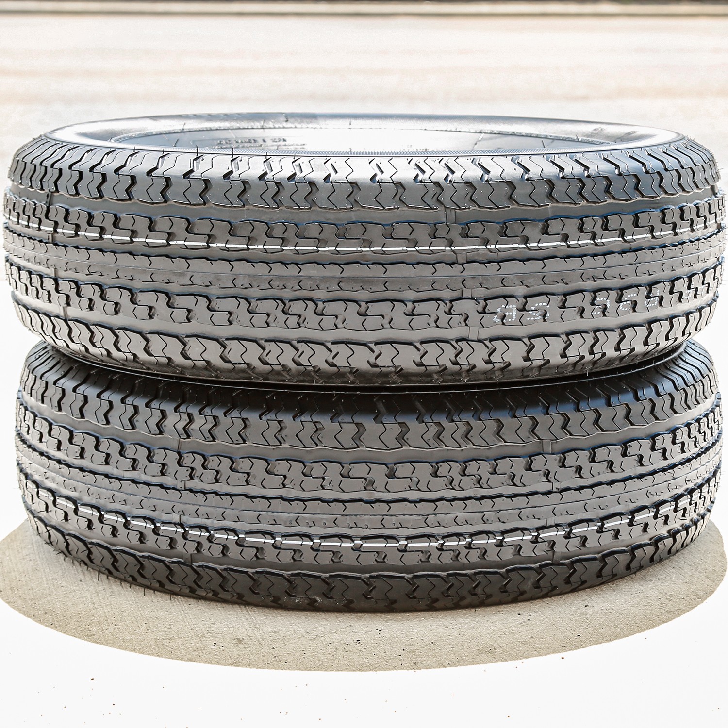 2 Tires Blackarrow STR01 Semi-Steel ST 205/75R15 Load E 10 Ply Trailer