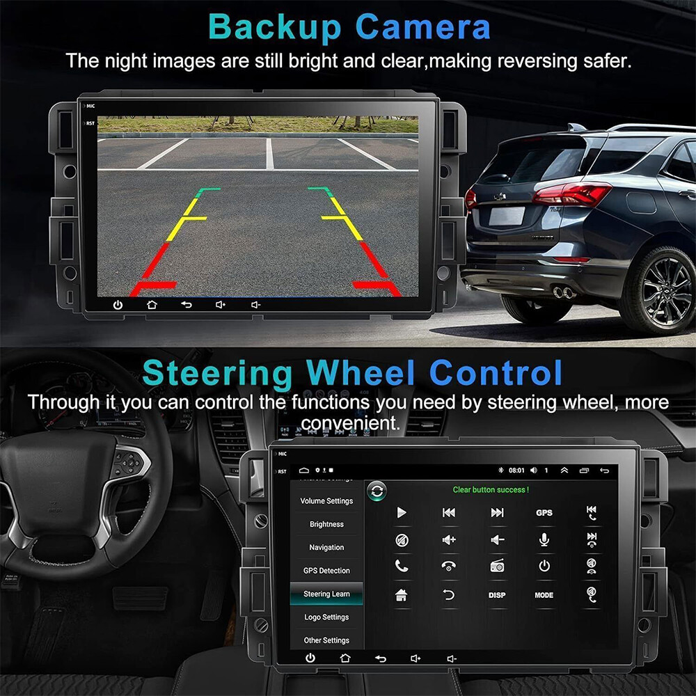 For 2008-2024 Chevrolet Express 8" Android 13 Carplay Car Stereo Radio GPS Navi