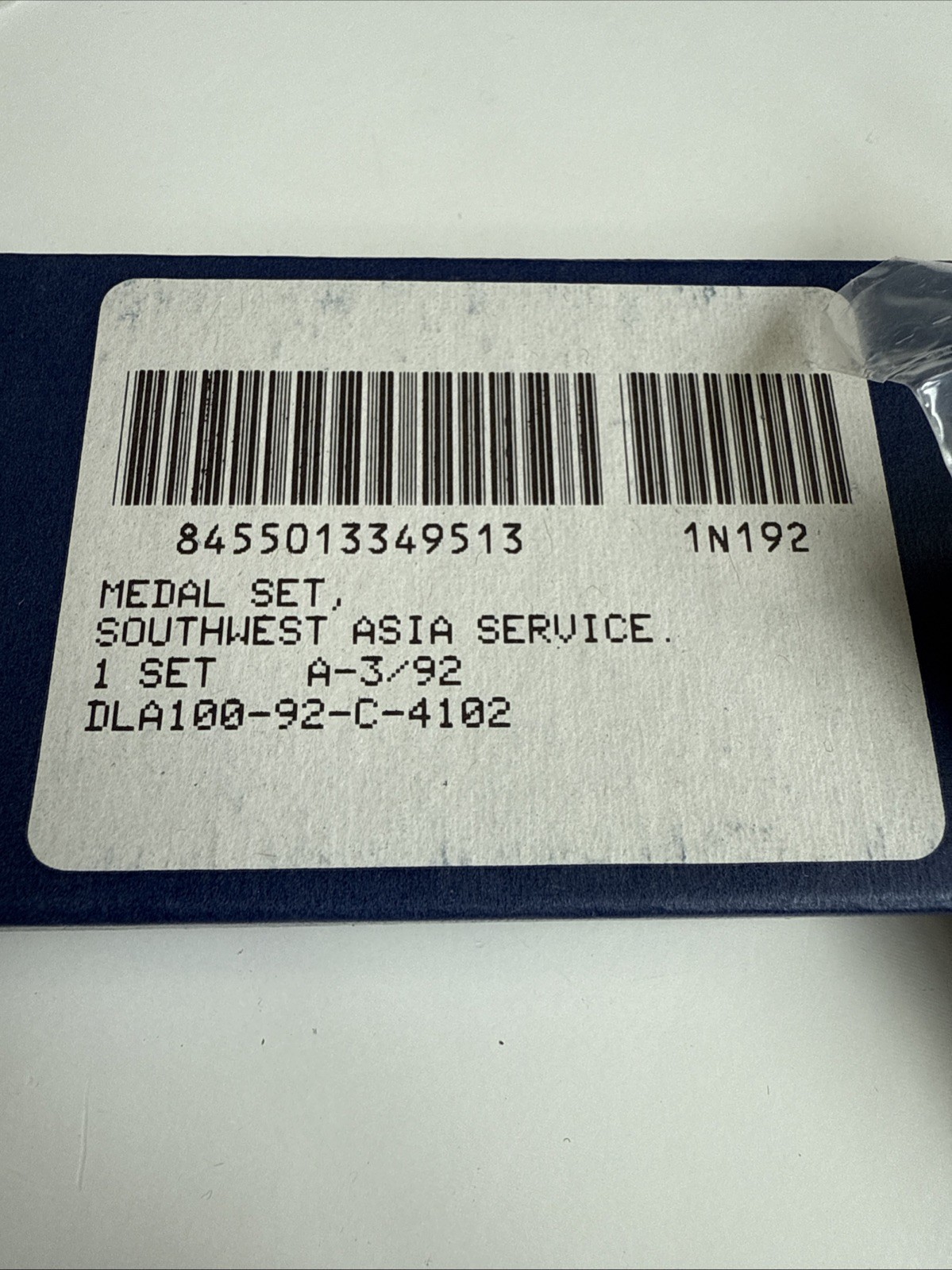 NEW Southwest Asia Service Medal Operation Desert Shield Storm Gulf Army