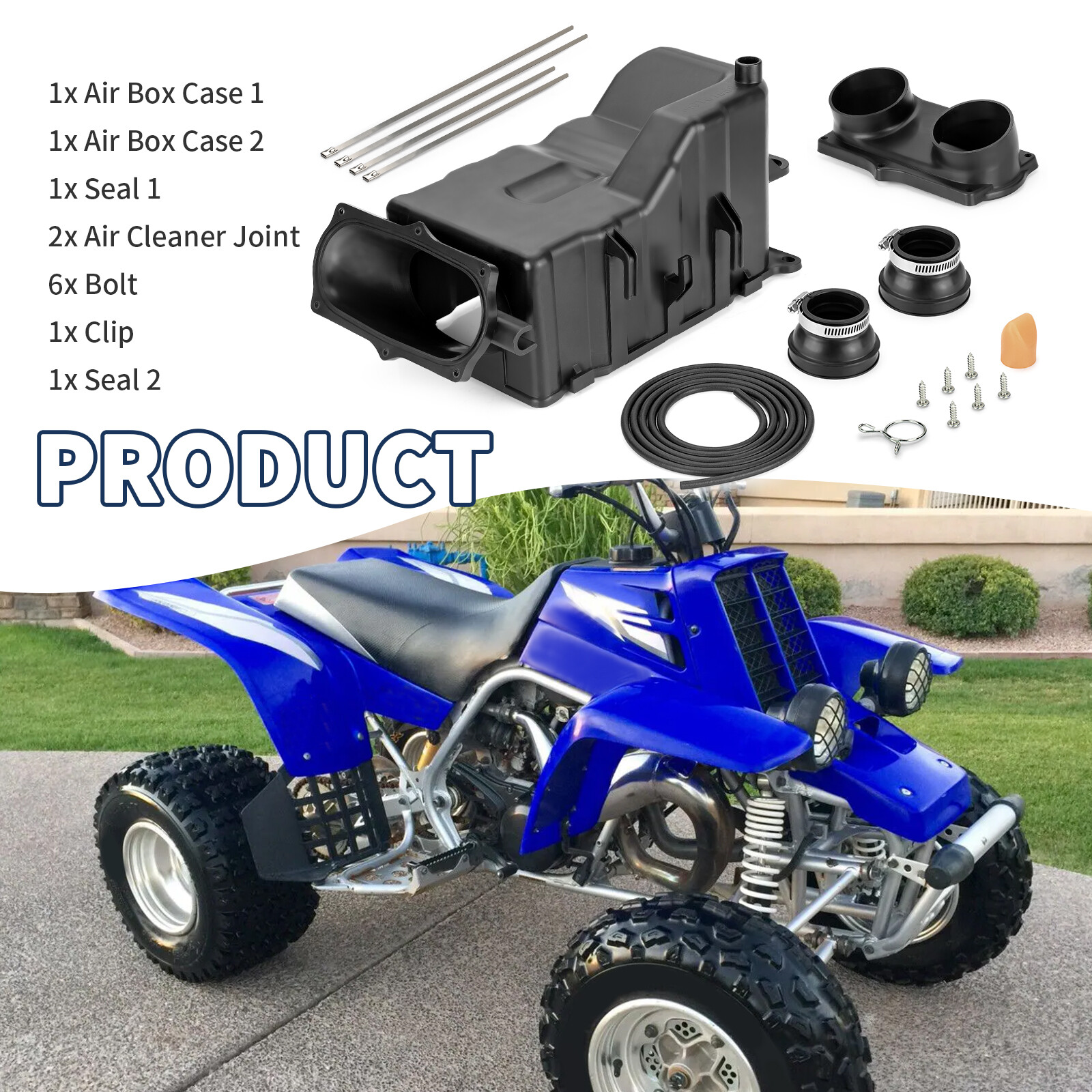 1987 - 2006 FOR YAMAHA BANSHEE YFZ 350 YFZ350 AIR BOX INTAKE CASE CLEANER KIT