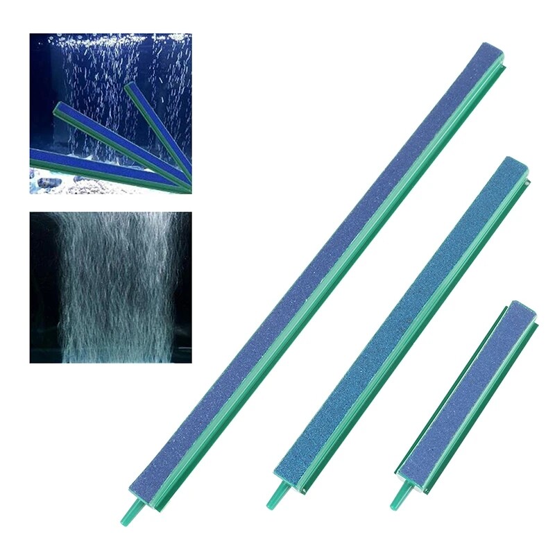 2/4x Air Sand Stone Bubble Curtain Bar Aquarium Fish Tank Aerator Oxygen Pump