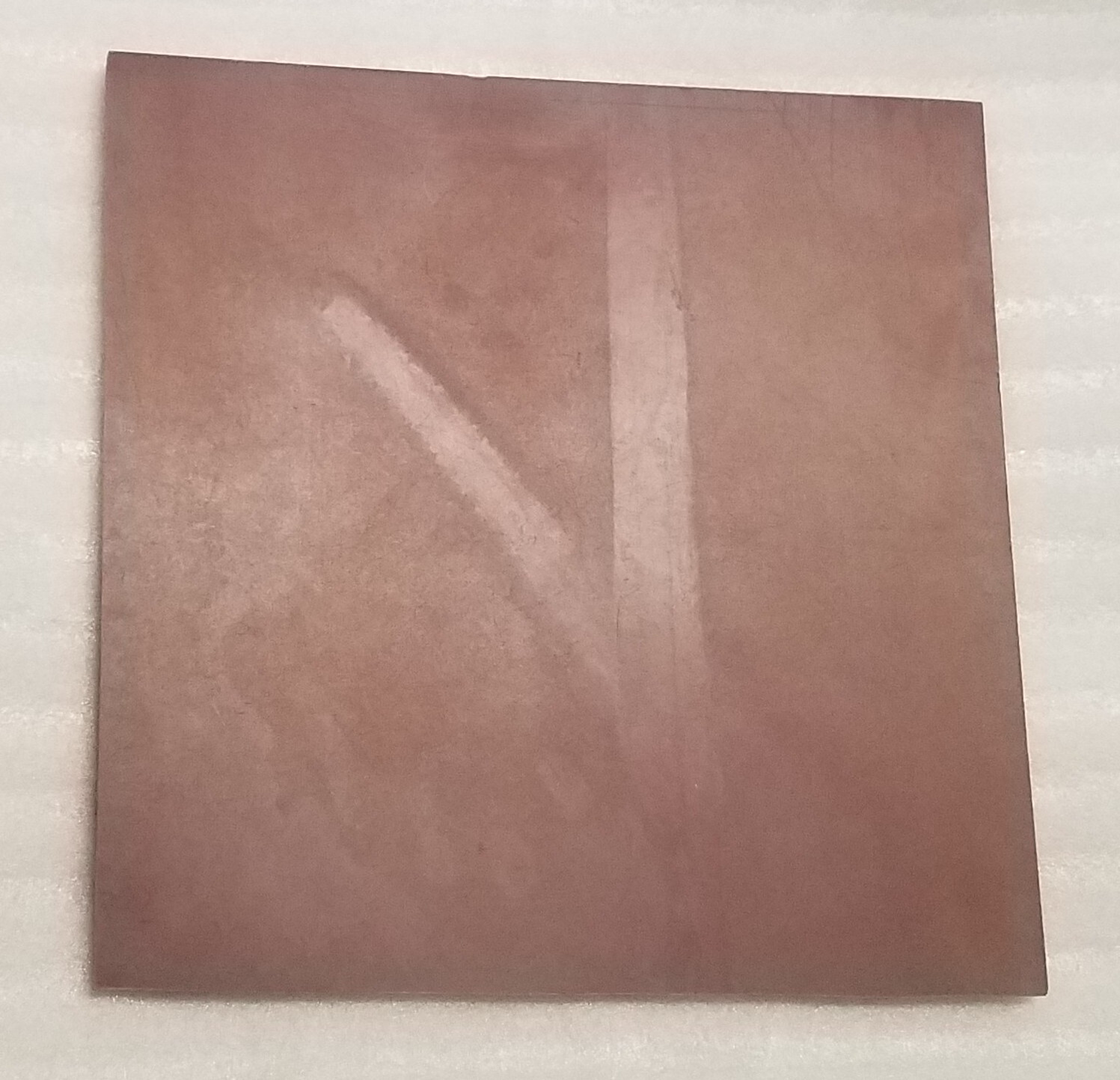 Westinghouse Micarta Black Line Phenolic, PBG, Apprx. 11.75" X 11.75" X 3/8 ",