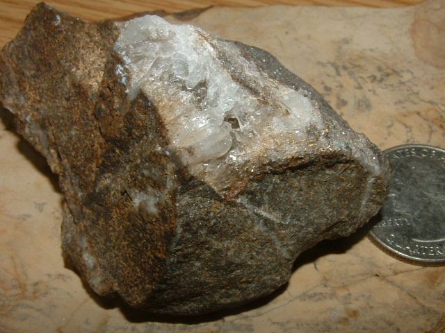 NATURAL GOLD QUARTZ SPECIMEN 99.8 GRAMS RANDSBURG CALIFORNIA