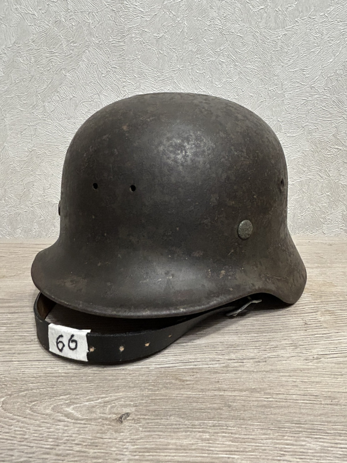 German Helmet M40 WW2 original paint (without restoration) WWII size 64