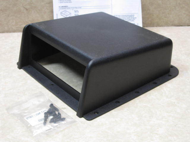 Under Dash Surface Mount Overhead Stereo Radio Housing Boat Marine RV Trailer