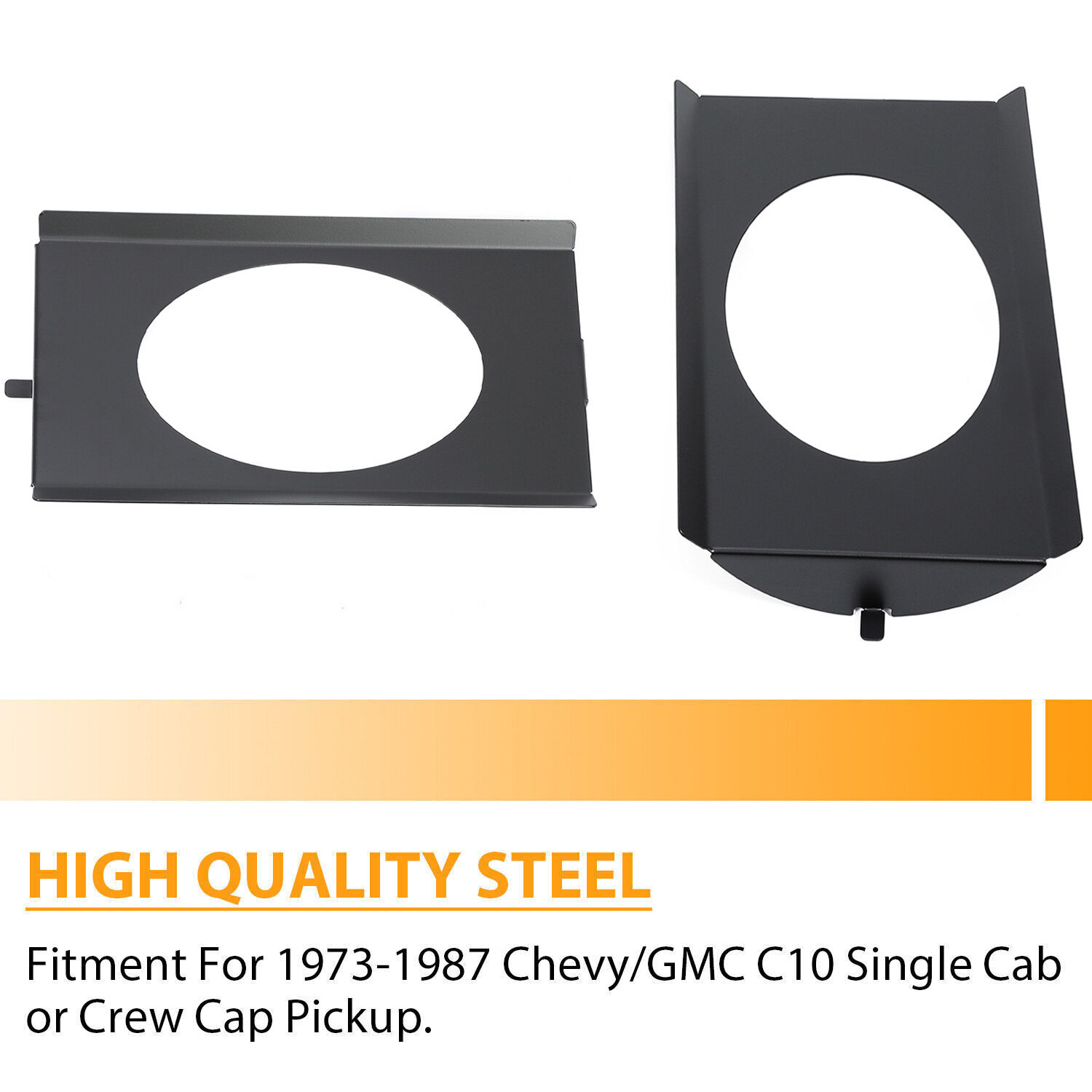 Behind Seat Speaker Brackets for 73-87 Chevy C10 Square body 6×9 Speakers NEW