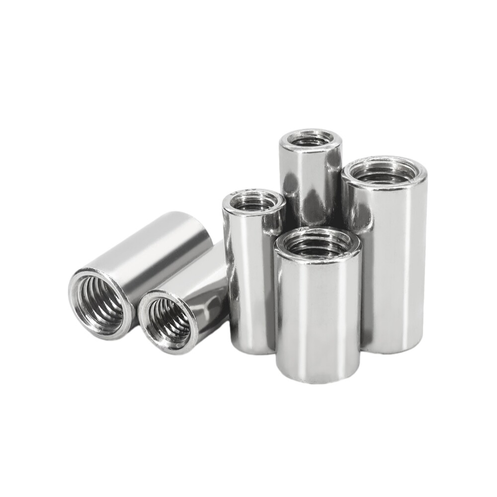 Stainless lengthen Round Nut Standoff Spacer Pillar Female Thread Studs M2 - M20