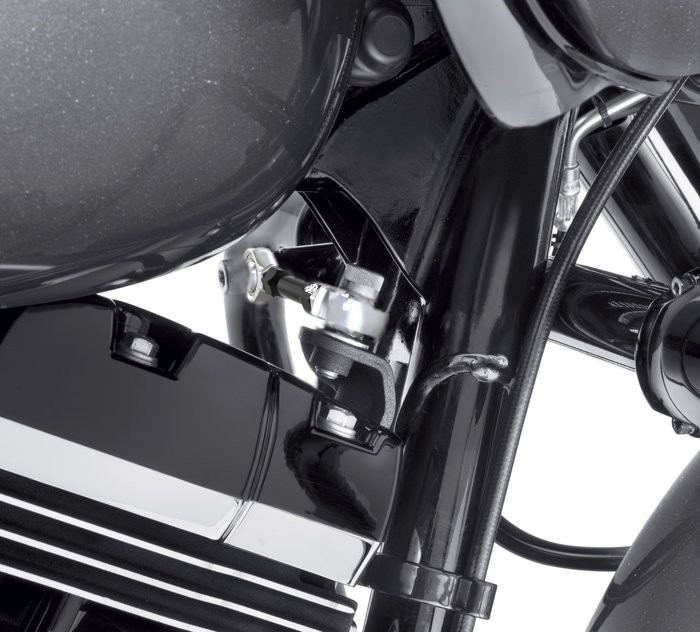 Black Engine Mount Stabilizer Linkage for Harley 09-later Touring FLHX FLTRX