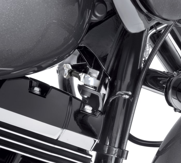 Black Engine Mount Stabilizer Linkage for Harley Touring Street Road Glide FLHTK