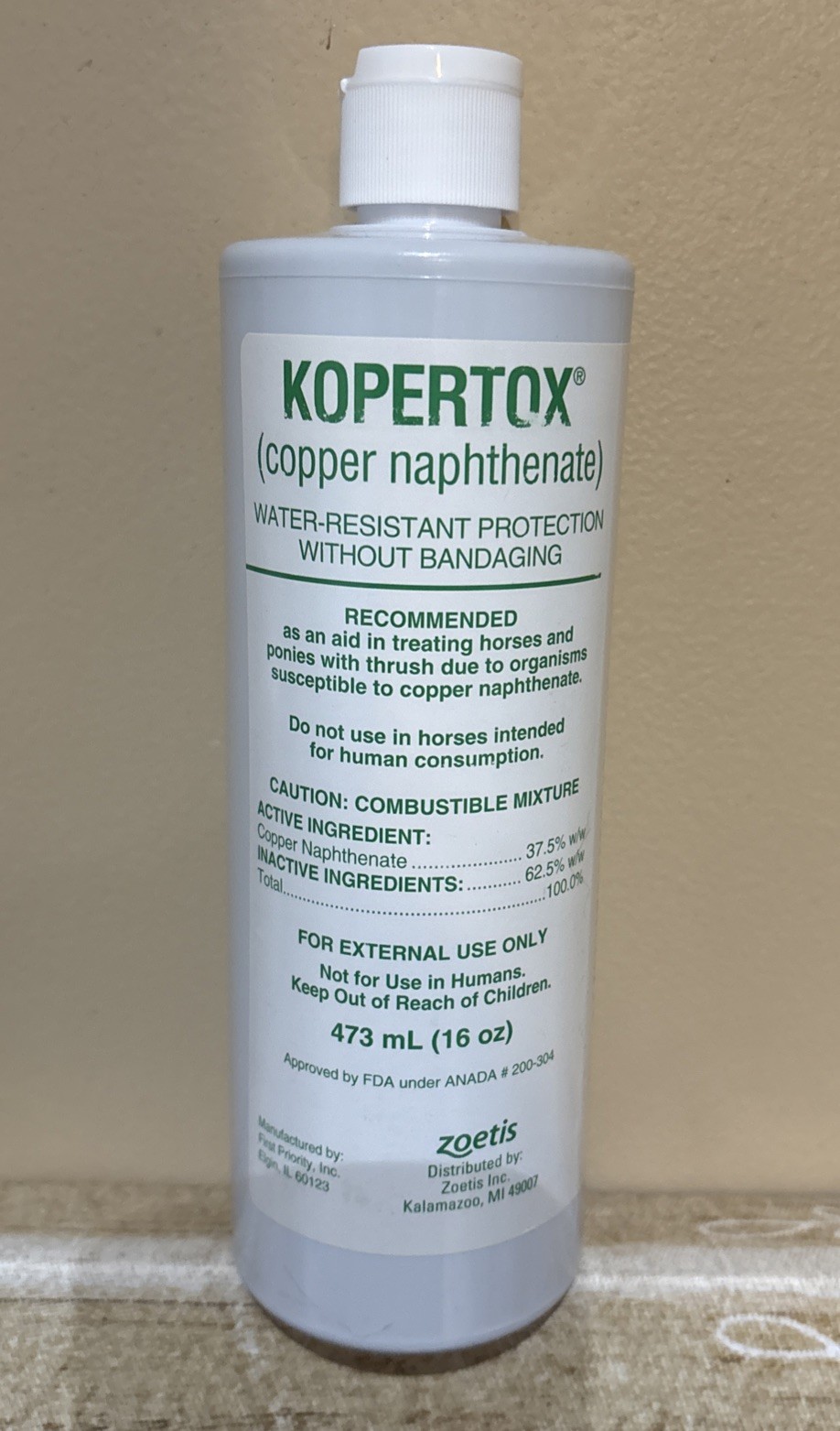 Kopertox Thrush Treatment 16 Oz  by Zoetis SEALED Exp OCT 2026