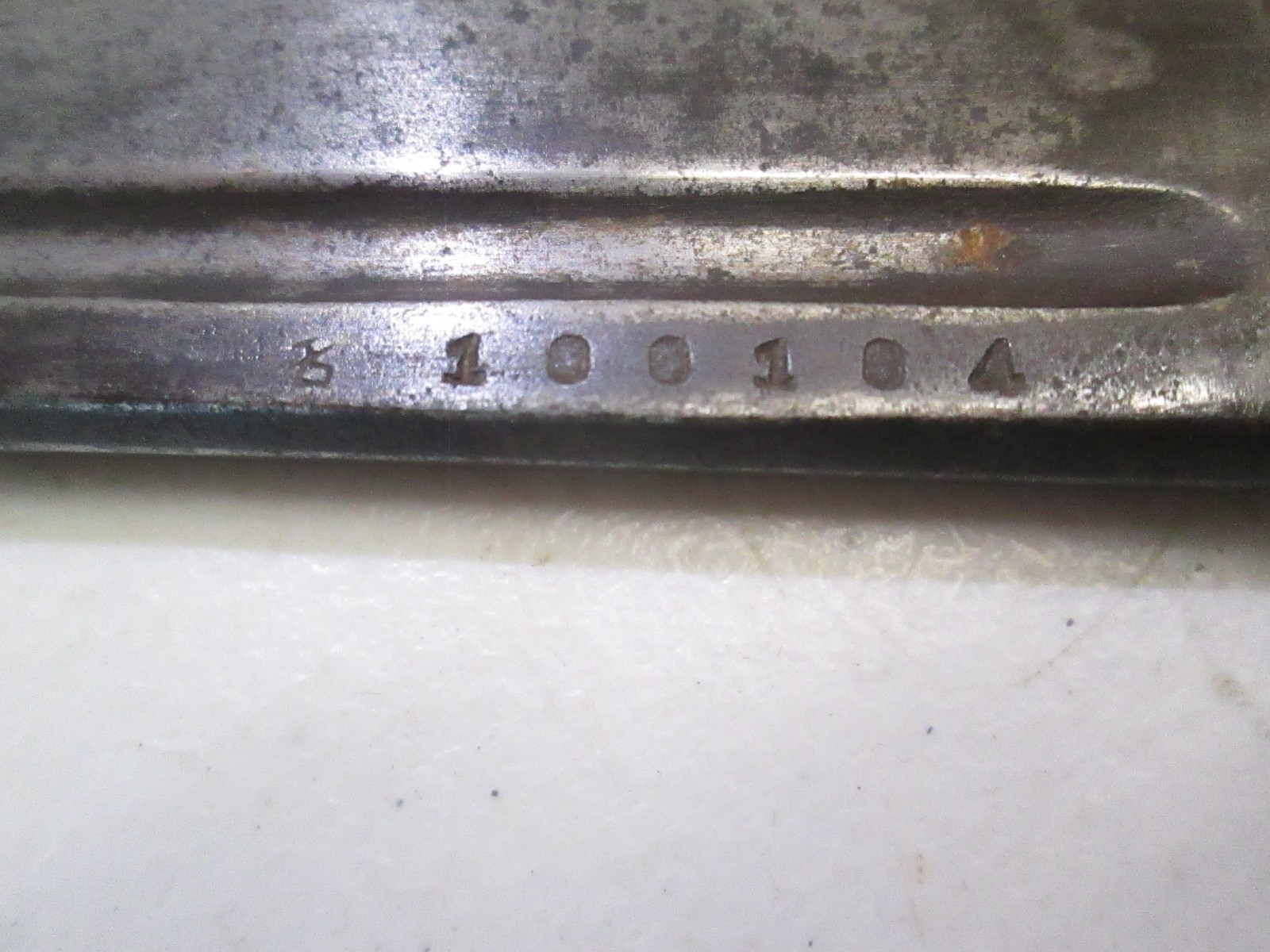 WW2 JAPANESE NCO OFFICERS SWORD BLADE ONLY ARSENAL MARKED #Q100