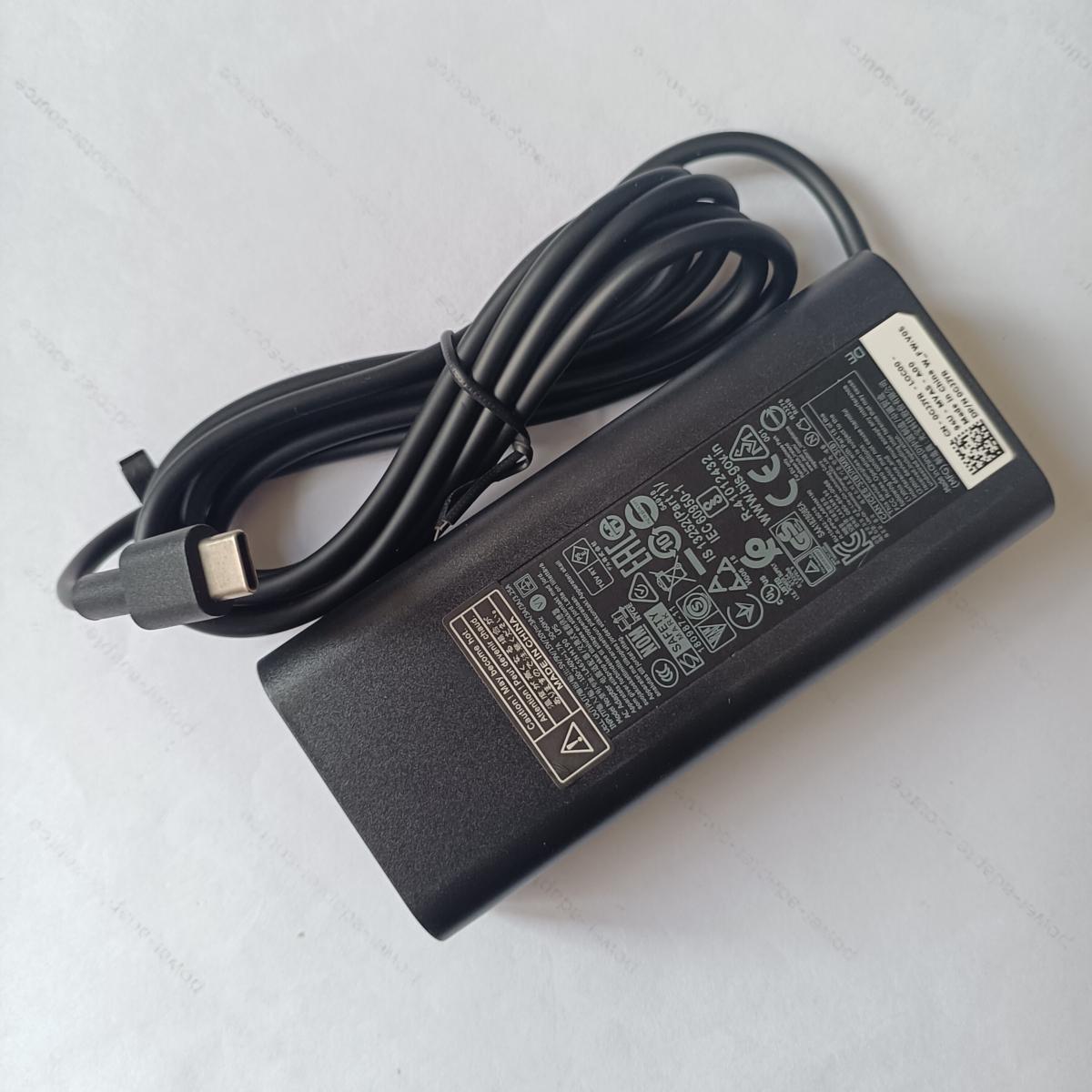 LA65NM190 65W AC Adapter Laptop Charger USB C Type C HA65NM190 DELL Latitude XPS