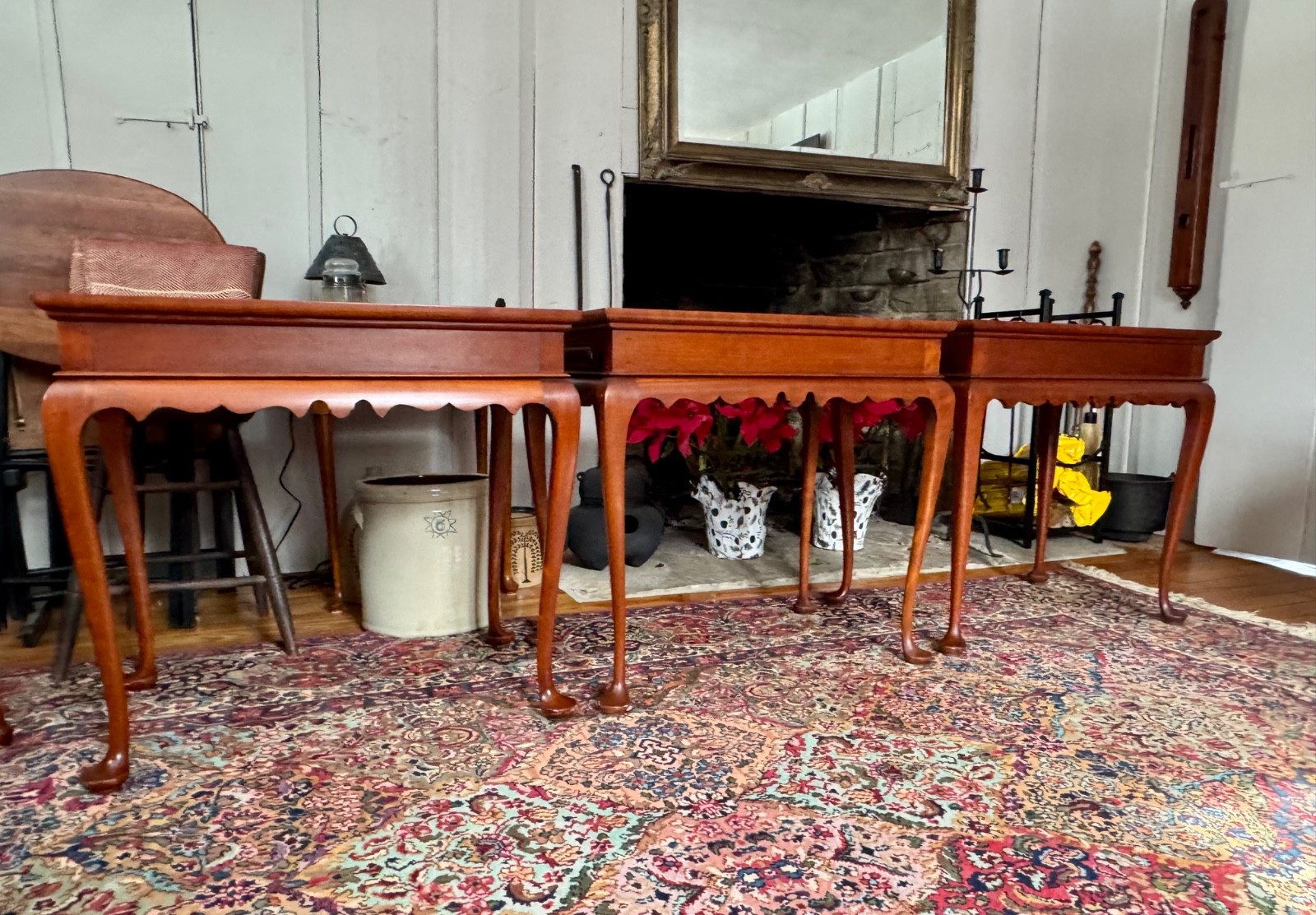 Eldred Wheeler Cherry Tea Tables