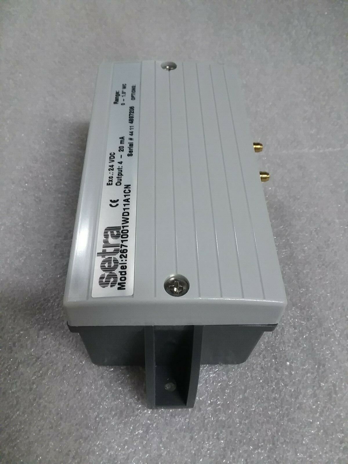 267 Setra 2671001WD11A1CN Very Low Differential Pressure Transducer 0 - 1" wc