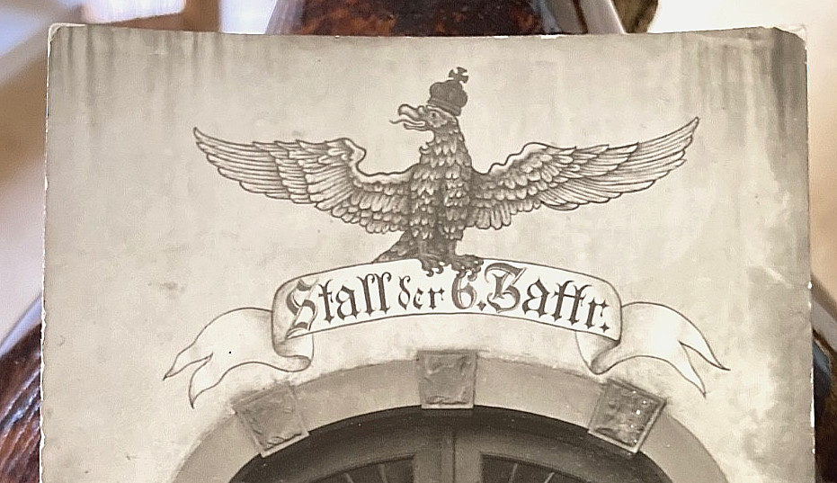 WW2 GERMAN LEADER'S WW1 - 16TH BAVARIAN RES. INF. REGT. IN MUNICH PHOTO POSTCARD