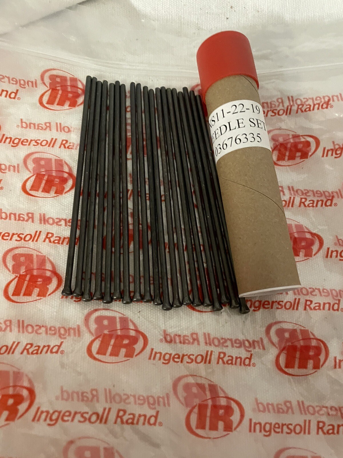 Ingersoll Rand 5” Needle Set, 19pc, NS11-22-19