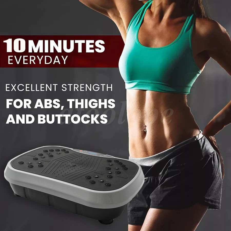 NEW Vibration Plate Exercise Machine Vibrate Platform Whole Body Workout Fitness