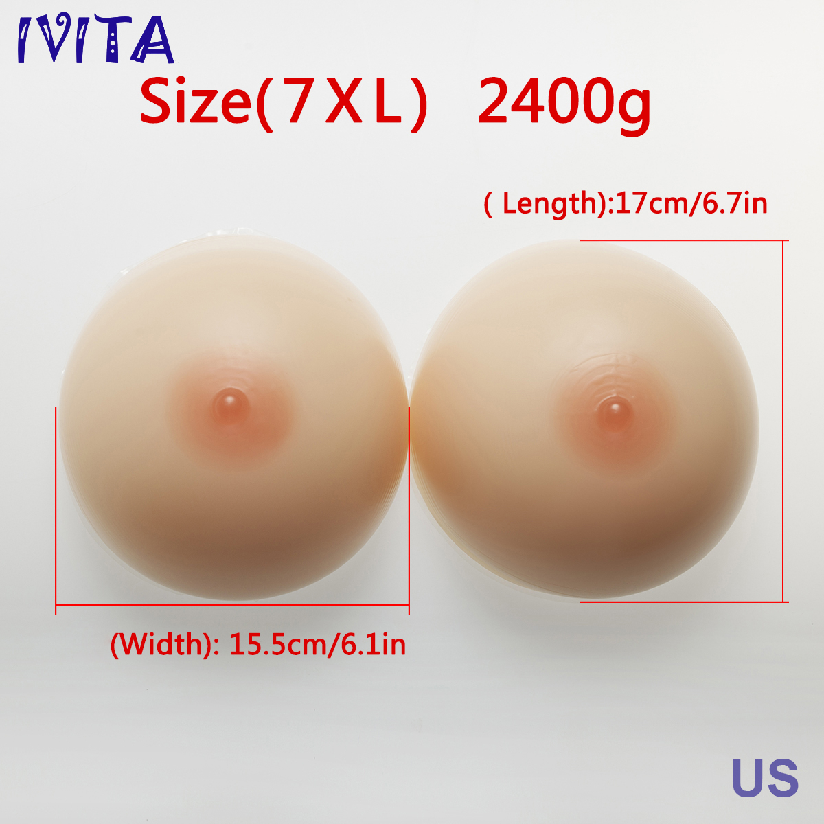 G to KK cup Large Silicone Breast Forms Enhancer Drag Queen False Boobs Bush Up
