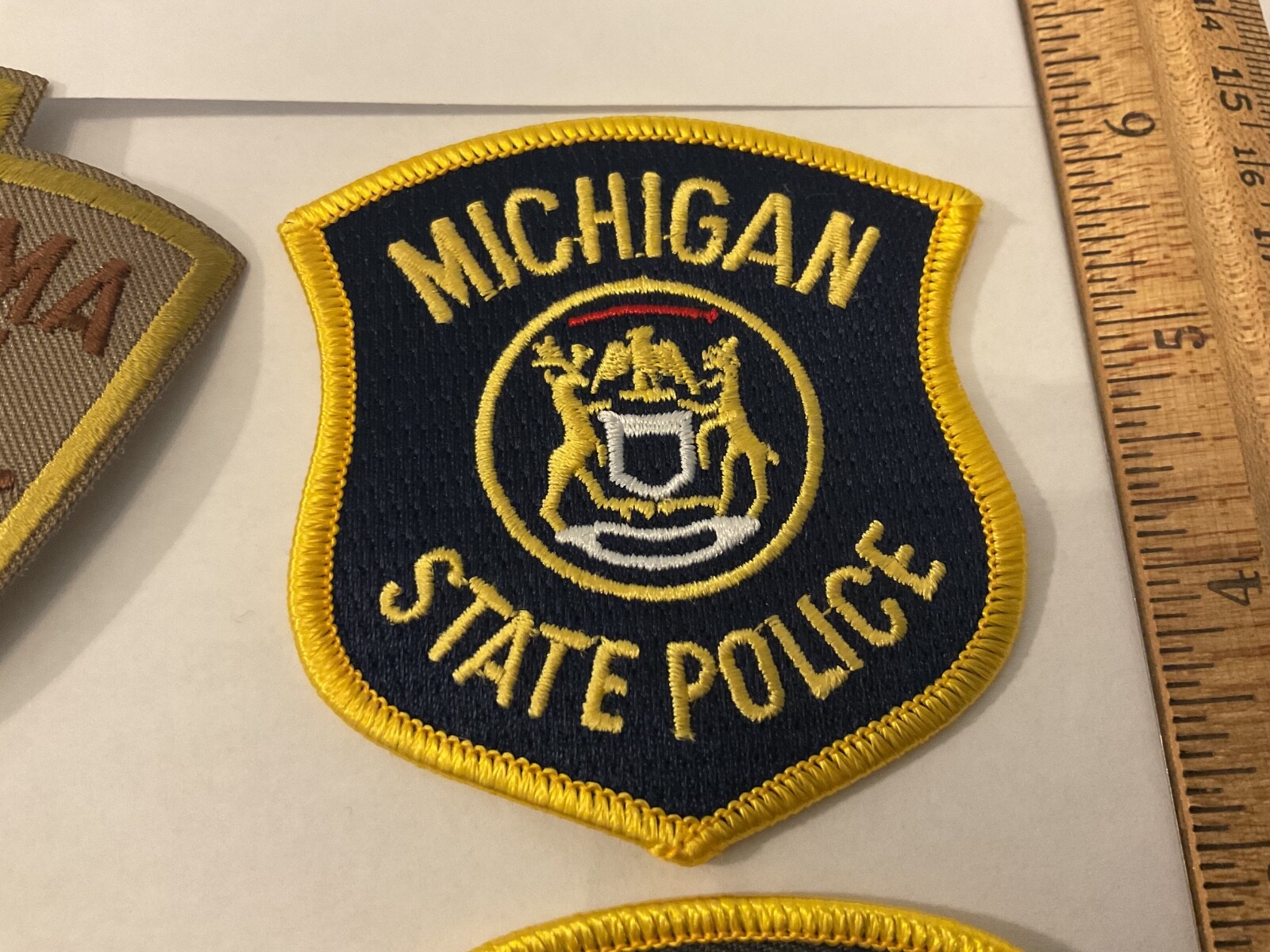 State Law Enforcement patches All different 10 piece set. All new.Hat Size Patch