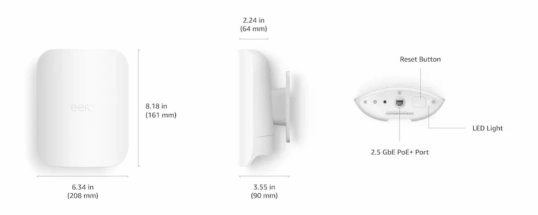 eero SN11111 Outdoor 7 Mesh WiFi Router (NO ISP RESTRICTION)