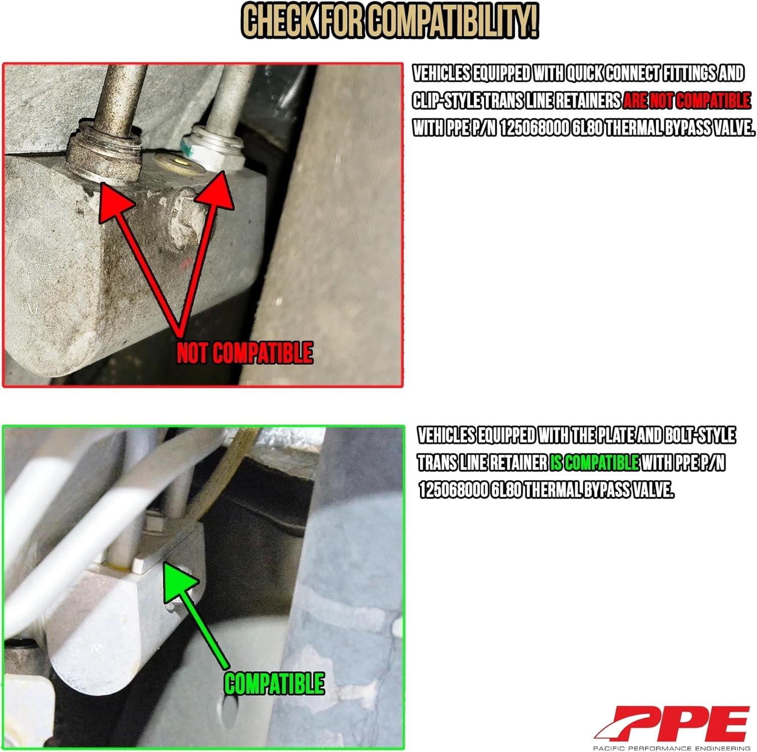 Pacific Performance 125068000 Trans Fluid Thermal Bypass Valve 2014-2018 GM 6L80