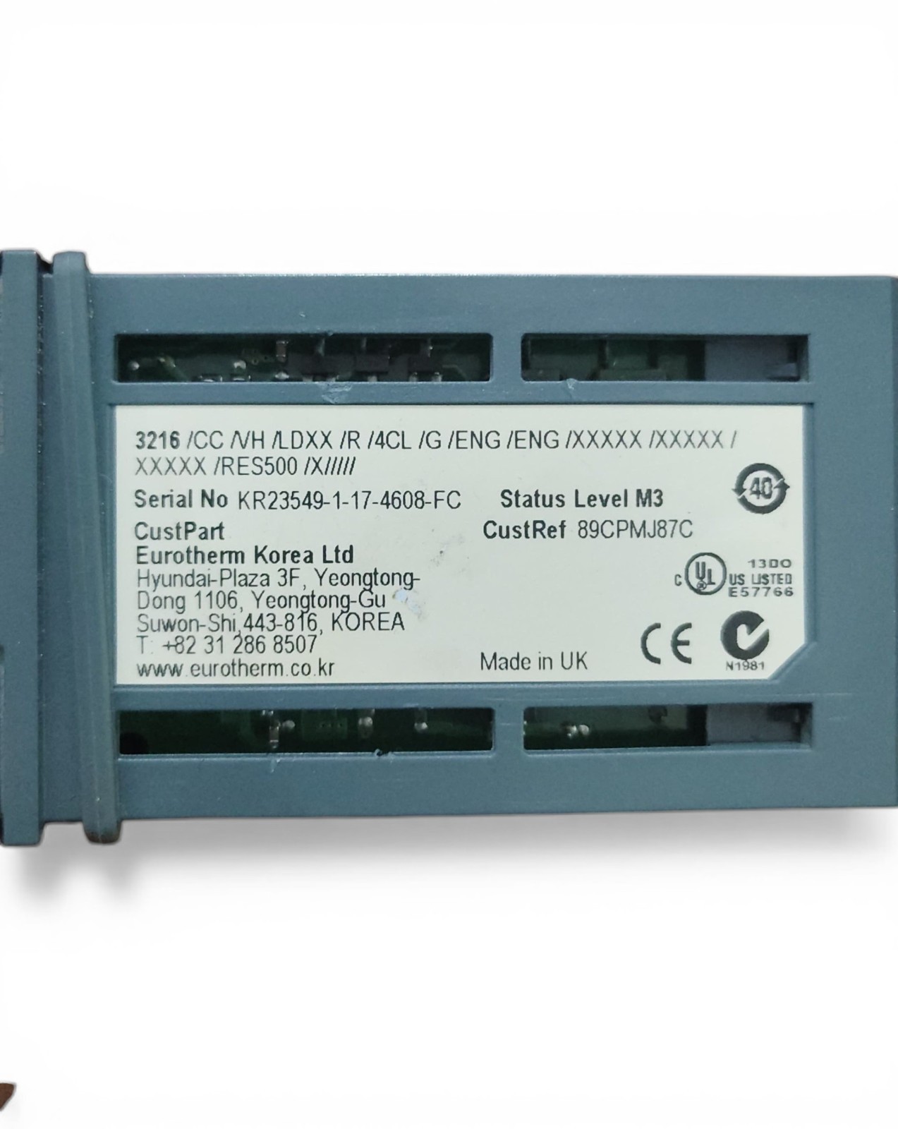 1 PC EUROTHERM 3216/CC/VH/LDXX/R/4CL/G/ENG Temperature Controller