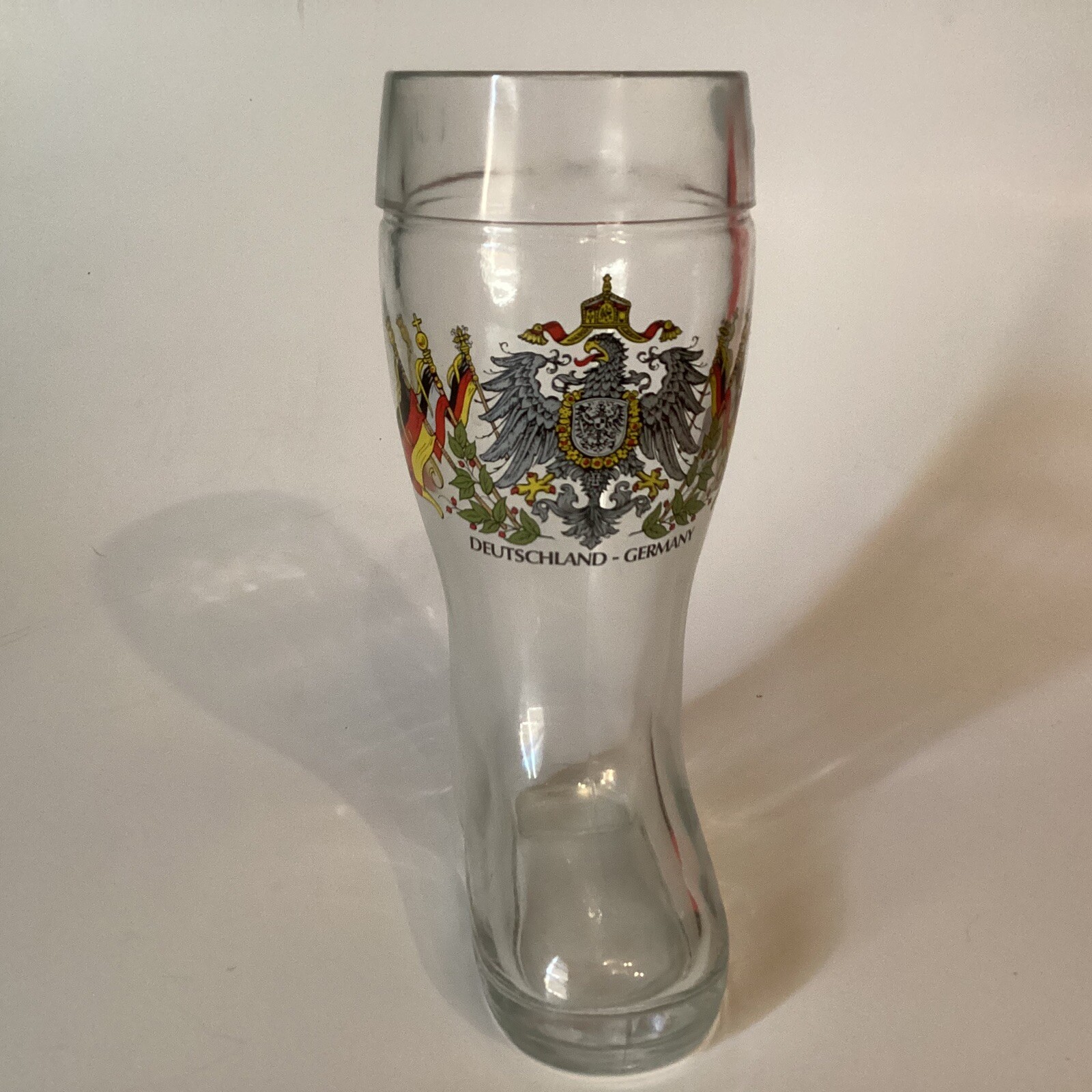 Germany Deutschland Glass Boot Mug Stein Bockling Glass