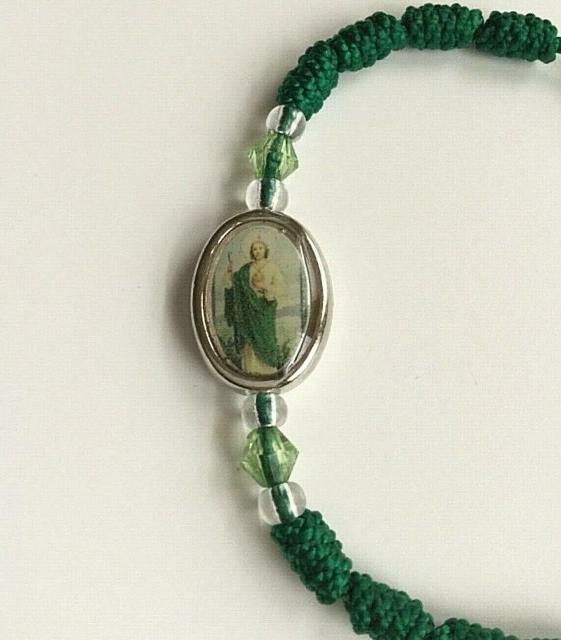 San Judas Tadeo Saint Jude Adjustable Bracelet, Free Shipping