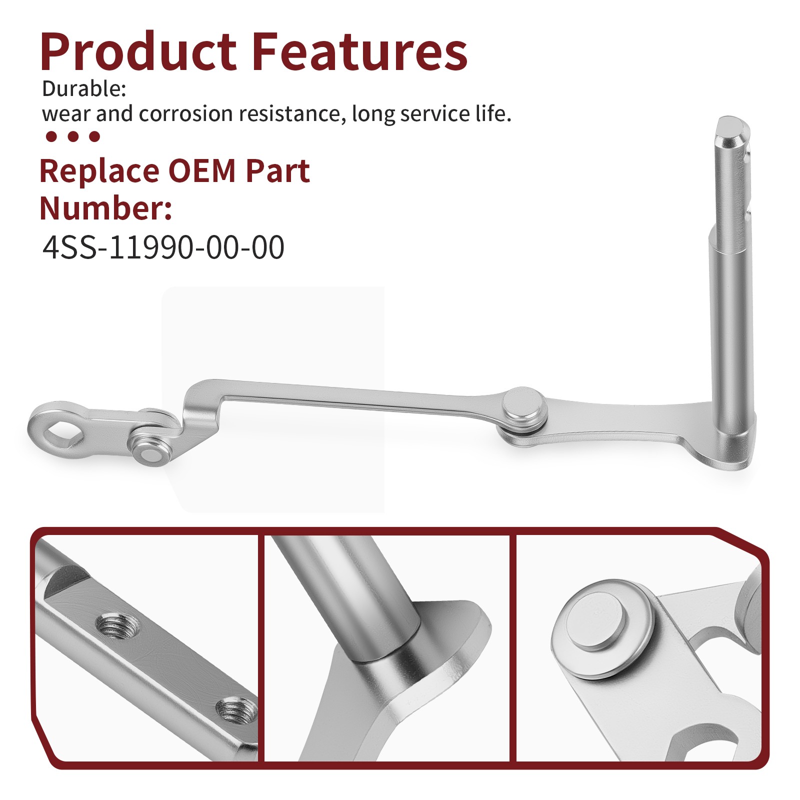 Exhaust Power Valve Push Rod Assembly For Yamaha YZ125 1996-2004 4SS-11990-00-00