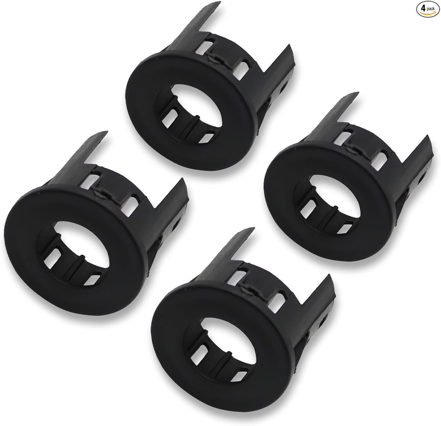 4X Parking Assist Sensor Mount Bracket Bezels Compatible with 2014-2018 1500 201