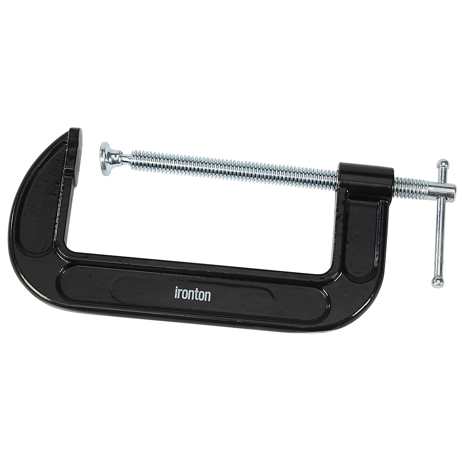 Ironton 6in. C-Clamp, 10,000-Lb. Clamping Pressure, 5.9in. Opening