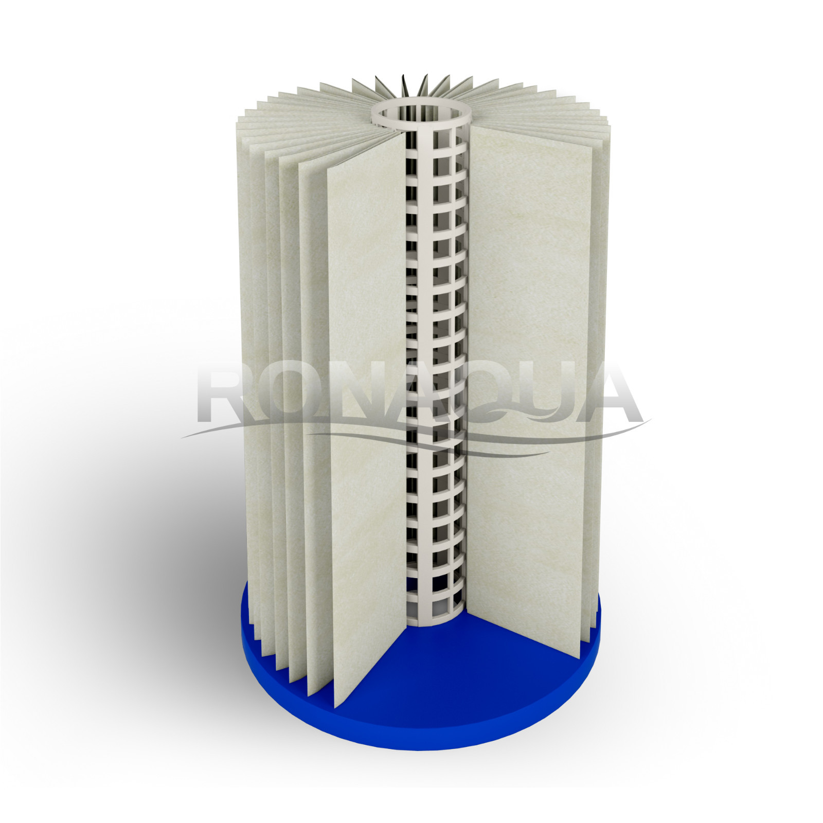 Big Blue Pleated Sediment Water Filter Washable 5 Micron Cartridges 4.5 x 10