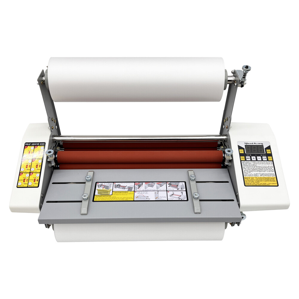 A3 High Speed Hot Cold Roll Laminator Doubel Sides Laminating Machine Office New