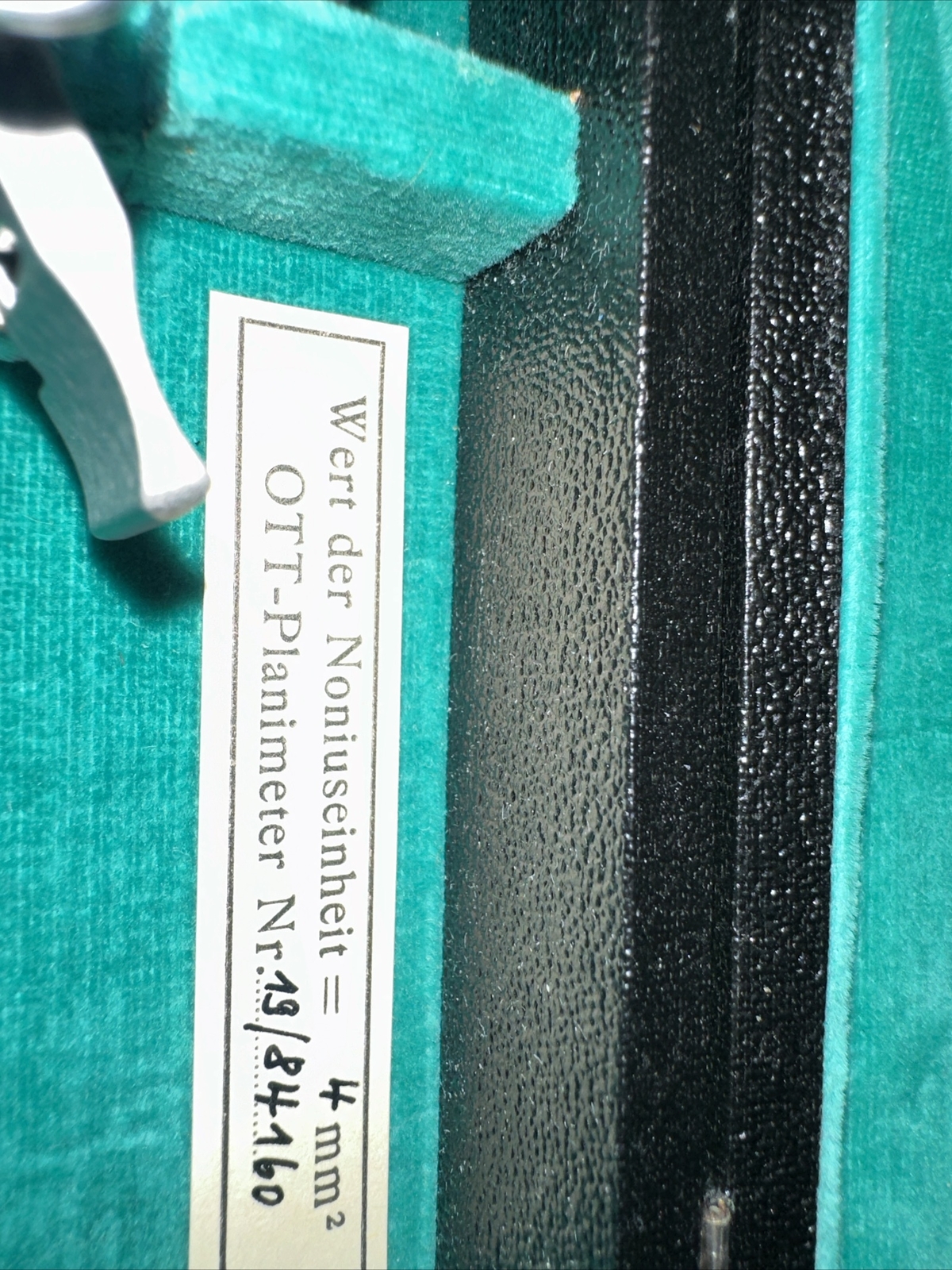 OTT Kompensations Planimeter Dr. Bender & Hobein 4mm² 84160