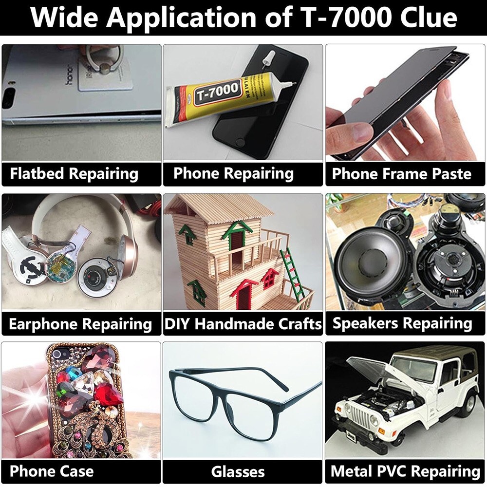 T-7000 Rhinestone Black Glue Multi-purpose For Jewelry Glass Phone Waterproof