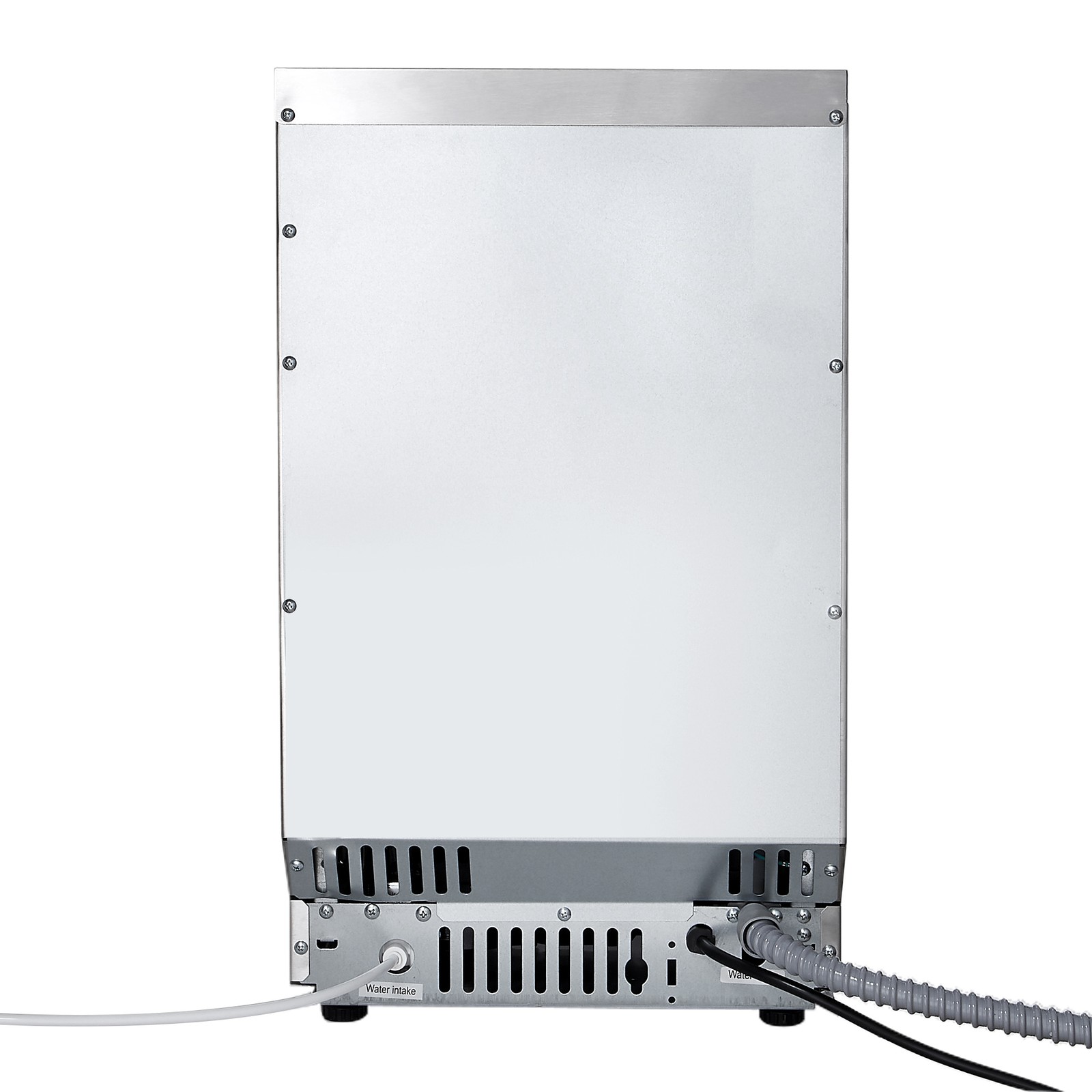 Uimoso 80lbs/24h Commercial Ice Maker Home Bar Restaurant Built-in Cube Machine