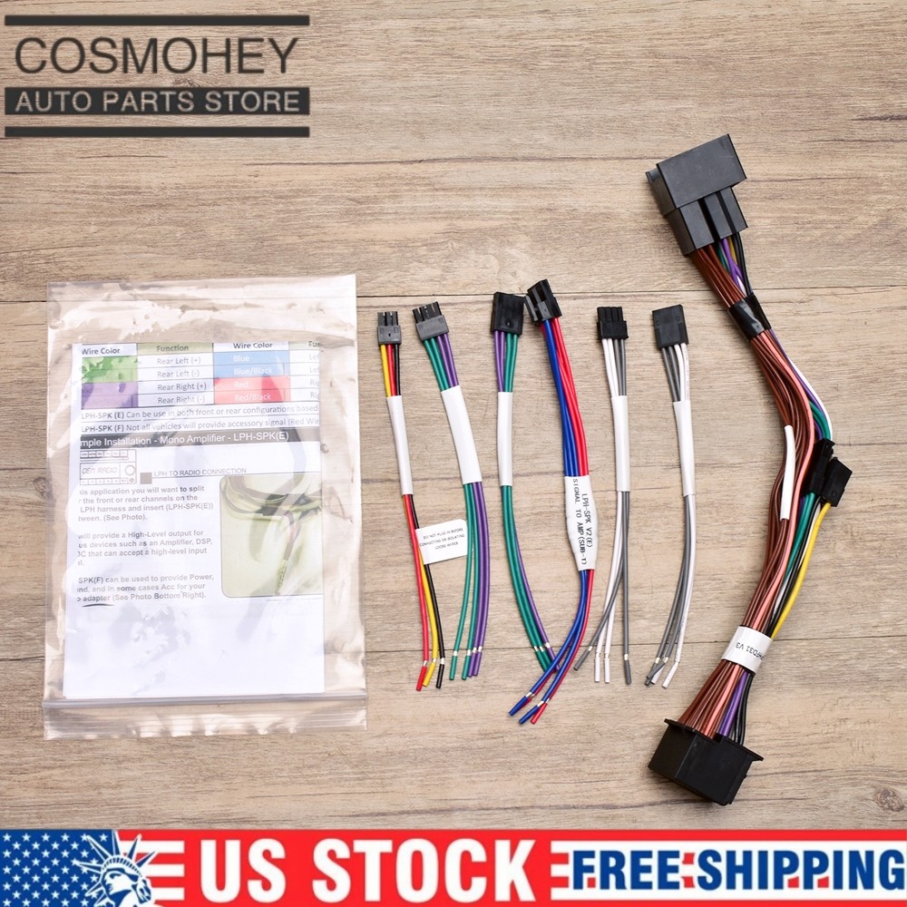 LPHFD31 L.O.C. Pro Audio Integration T-Harness for 2018-2023 Non-Amplified Ford