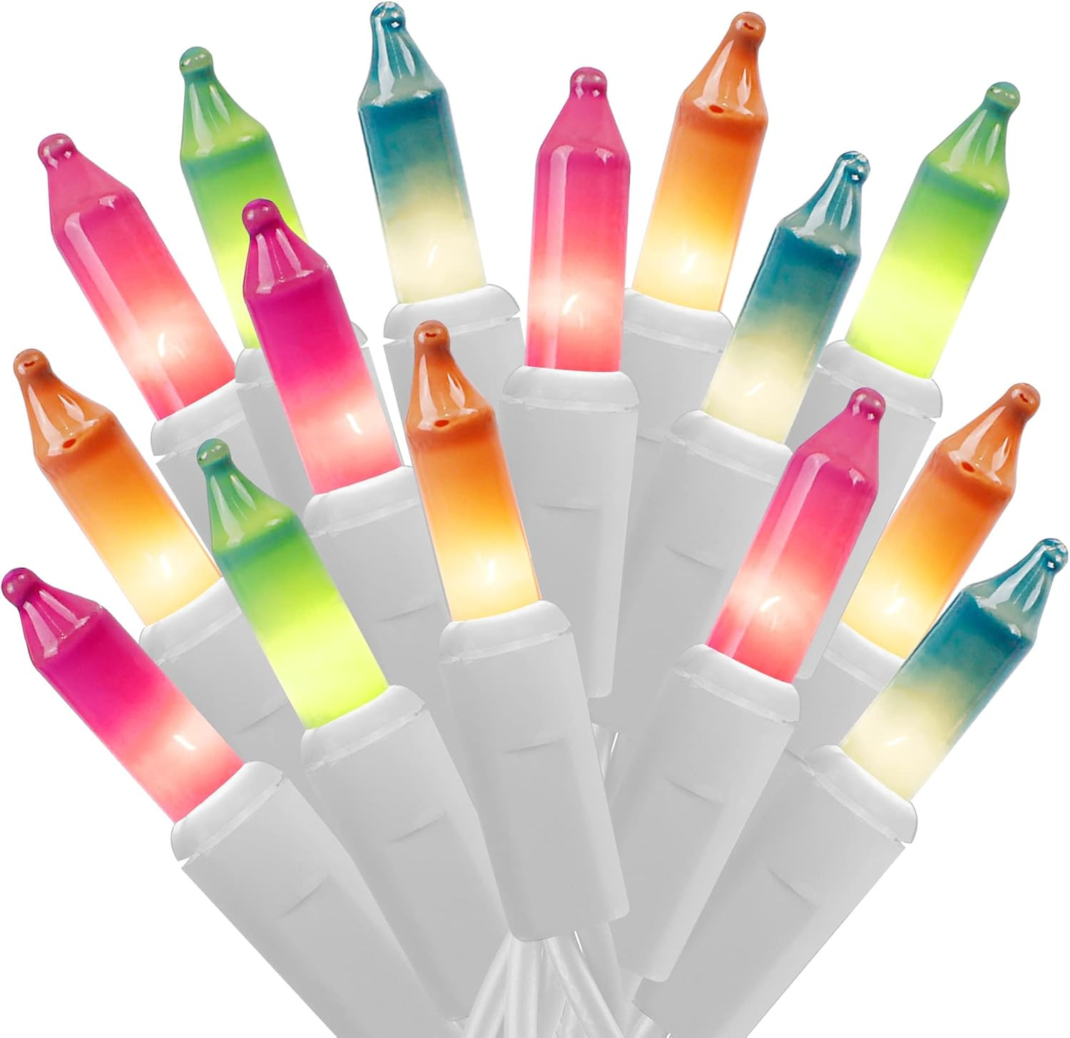 Easter String Lights, 150 Count 30 FT White Wire Mini Pastel Fairy Lights, 12...