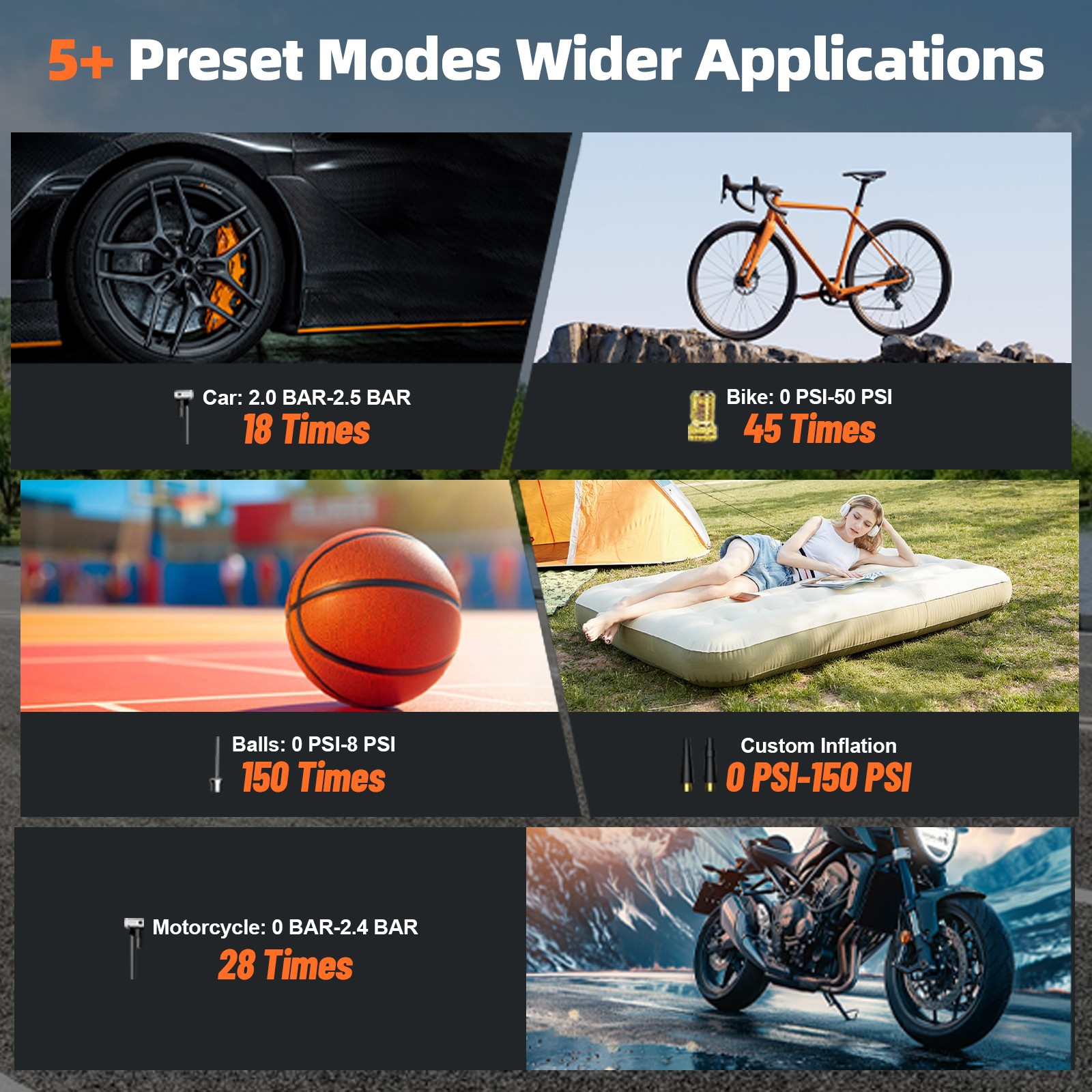 8000A Featou Car Jump Starter with Air compressor ortable 12V BatteryBooster Box