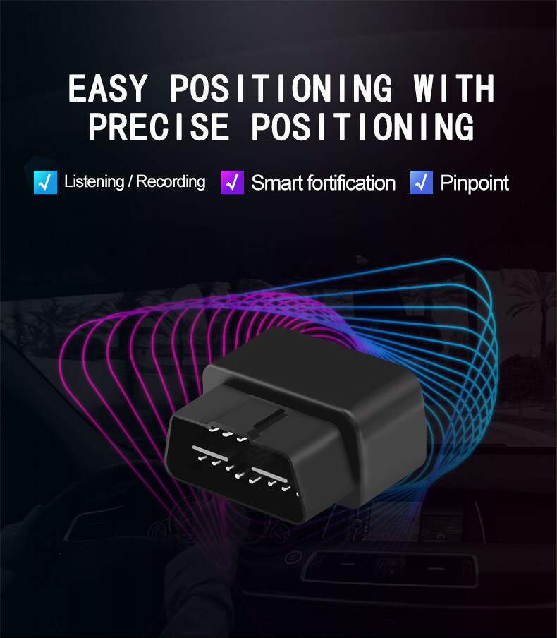 LED Real Time Car Locator Tracker Anti-theft GSM/GPRS Tracking Device OBD GPS