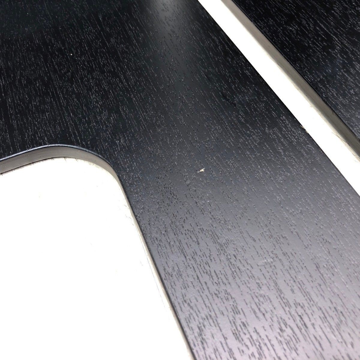 Tendo Mokko Japanese Zaisu Floor Chairs T-5812MR BX Black Set of 2 Stackable