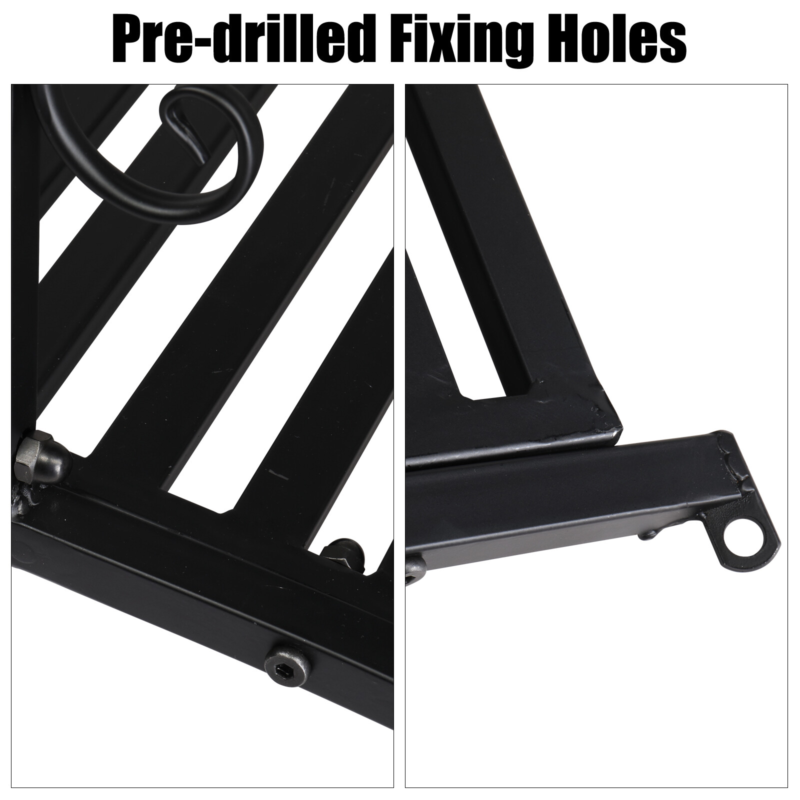 4 Foot Curved Outdoor Metal Bridge Decorative Pond Garden FootBridge Black Matte